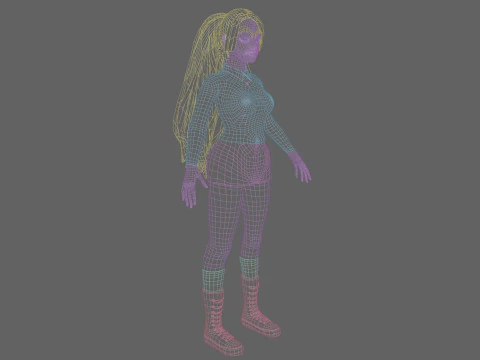 Basic Pretty Woman V34593 3D Model