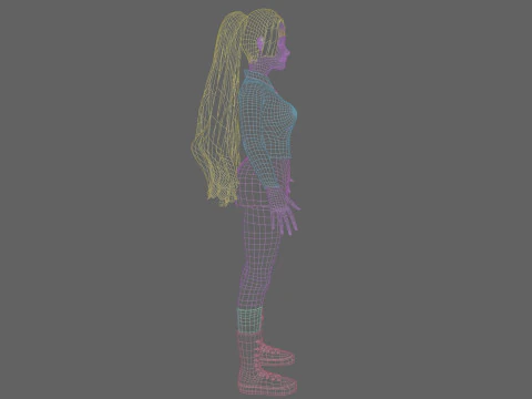 Basic Pretty Woman V34593 3D Model