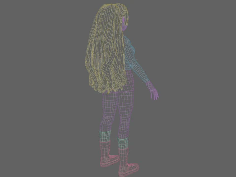 Basic Pretty Woman V34593 3D Model