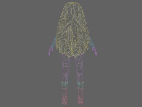Basic Pretty Woman V34593 3D Model