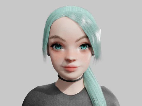 Basic Standard woman V22320 3D Model