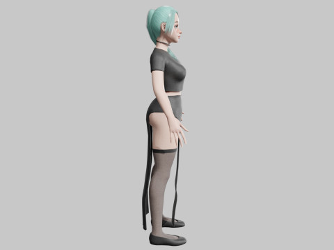 Basic Standard woman V22320 3Dモデル