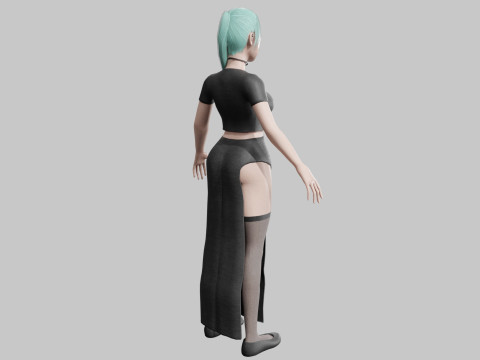 Basic Standard woman V22320 3Dモデル