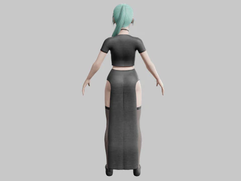 Basic Standard woman V22320 3D Model
