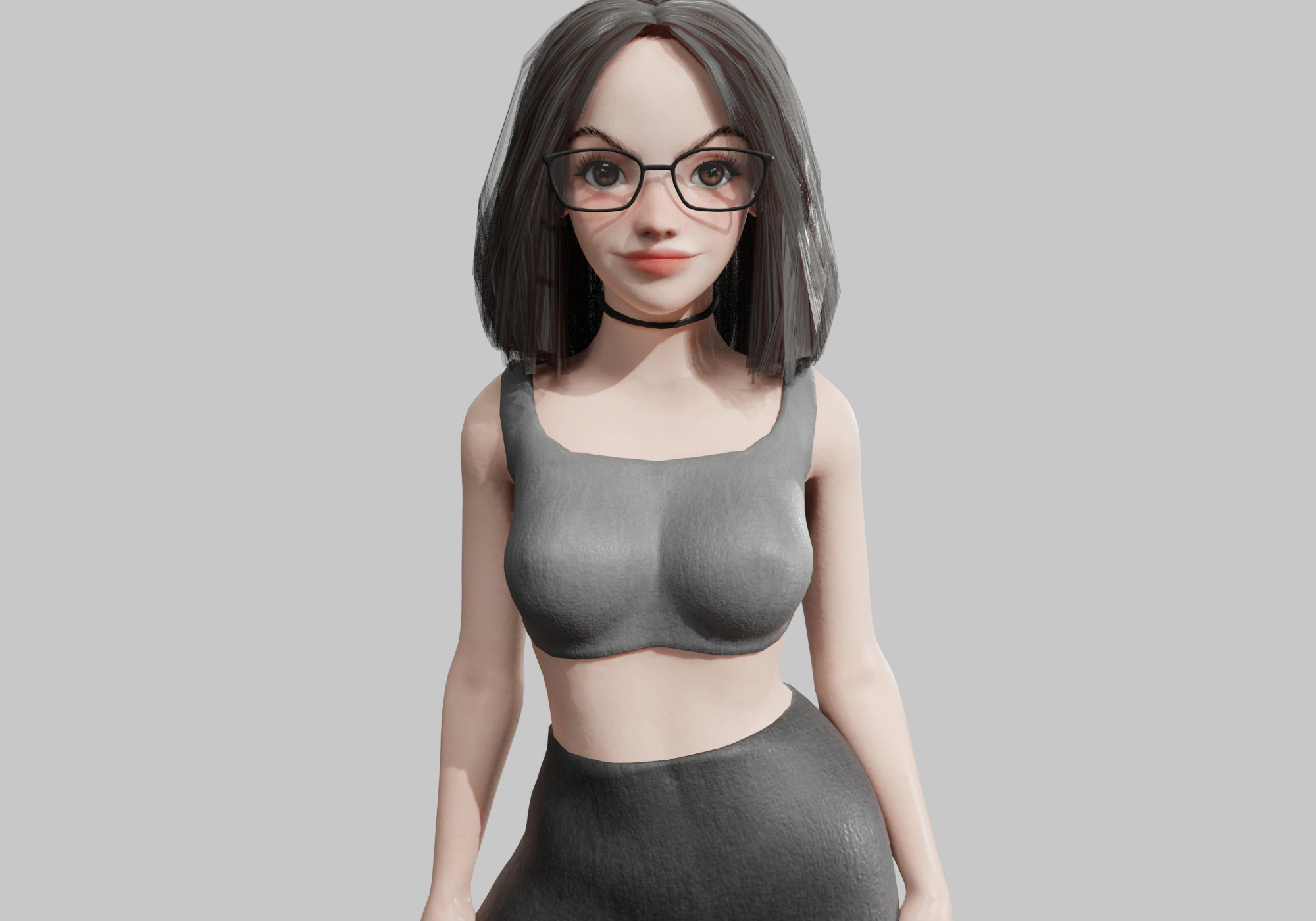Beautiful Pretty Woman V35413 3D Model .c4d .max .obj .3ds .fbx .stl .blend