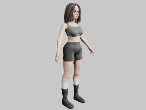 Beautiful Pretty Woman V35413 3D Model