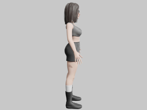 Beautiful Pretty Woman V35413 3D Model