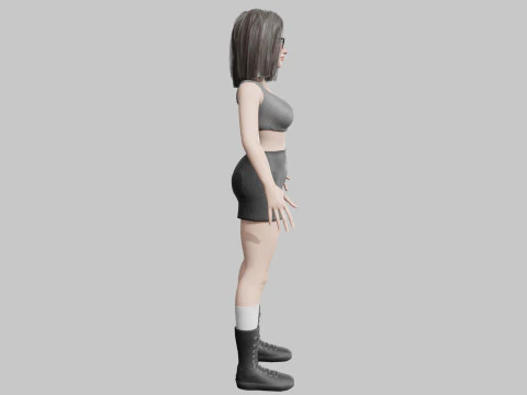 Beautiful Pretty Woman V35413 3D Model