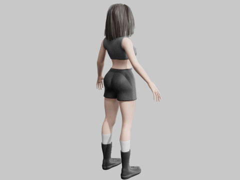 Beautiful Pretty Woman V35413 3D Model