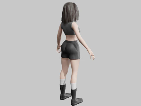 Beautiful Pretty Woman V35413 3D Model