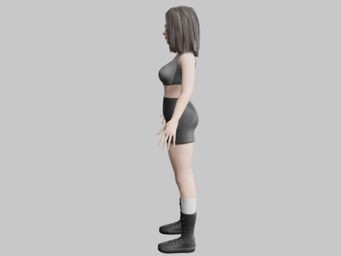 Beautiful Pretty Woman V35413 3D Model