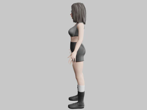 Beautiful Pretty Woman V35413 3D Model