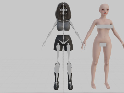 Beautiful Pretty Woman V35413 3D Model