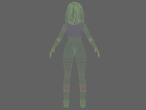 Beautiful Pretty Woman V35413 3D Model