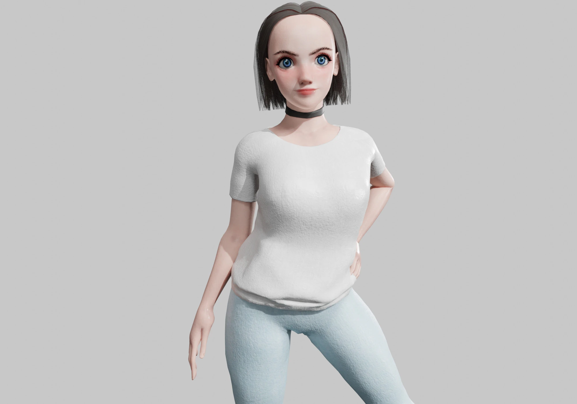Classic Basic Woman V29079 3D Model .c4d .max .obj .3ds .fbx .stl .blend 
