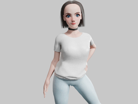 Classic Basic Woman V29079 3Dモデル