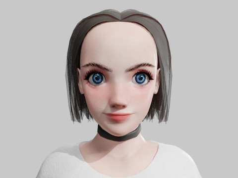 Classic Basic Woman V29079 3D Model
