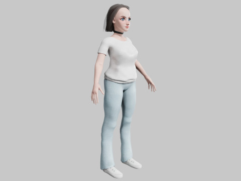 Classic Basic Woman V29079 3D Model