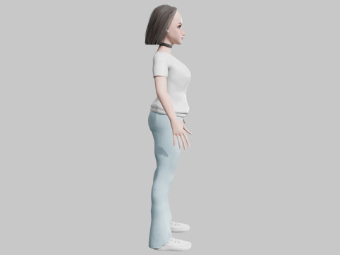 Classic Basic Woman V29079 3D Model