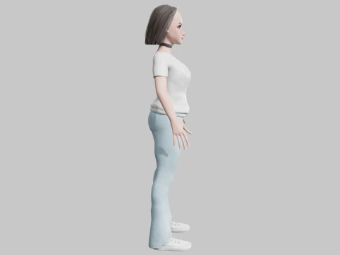 Classic Basic Woman V29079 3D Model