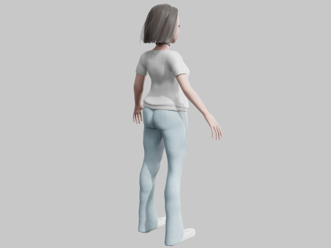 Classic Basic Woman V29079 3D Model