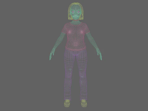 Classic Basic Woman V29079 3D Model