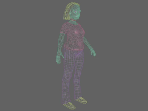 Classic Basic Woman V29079 3D Model