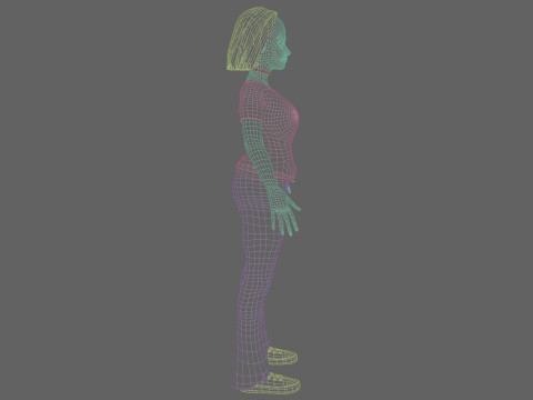 Classic Basic Woman V29079 3D Model
