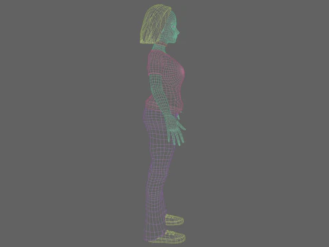 Classic Basic Woman V29079 3D Model