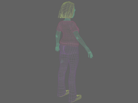 Classic Basic Woman V29079 3D Model