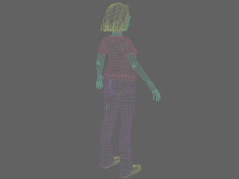 Classic Basic Woman V29079 3D Model