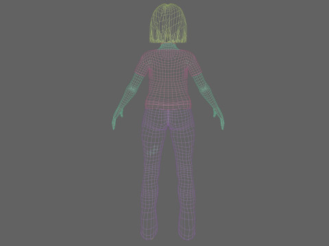 Classic Basic Woman V29079 3D Model