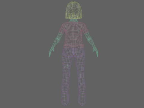 Classic Basic Woman V29079 3D Model