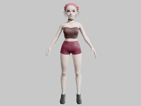 Classic Pretty Woman V24785 3D Model