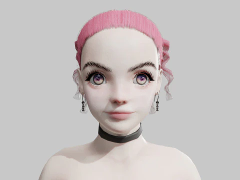 Classic Pretty Woman V24785 3D Model