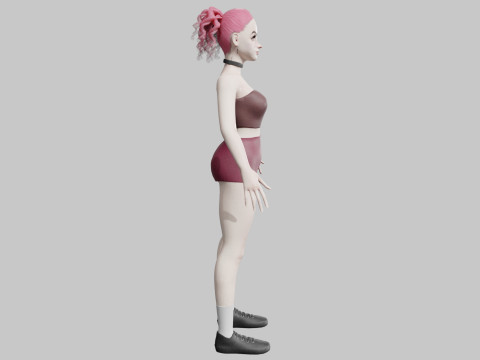 Classic Pretty Woman V24785 3D Modell