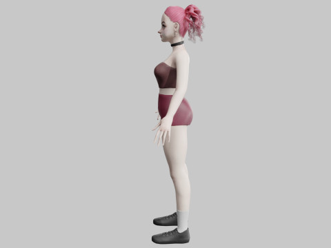 Classic Pretty Woman V24785 3D Modell