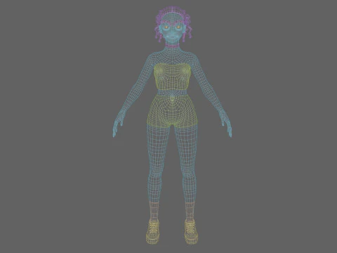 Classic Pretty Woman V24785 3D Model