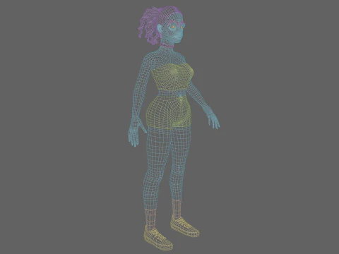 Classic Pretty Woman V24785 3D Model