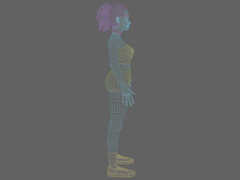 Classic Pretty Woman V24785 3D Model
