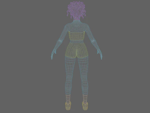 Classic Pretty Woman V24785 3D Model