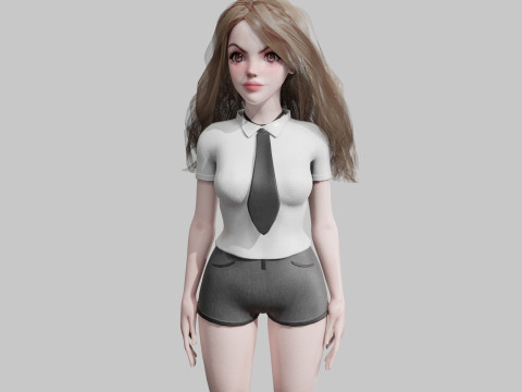 Pretty Standard Woman V34913 Modèle 3D