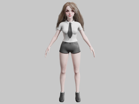 Pretty Standard Woman V34913 3D Model