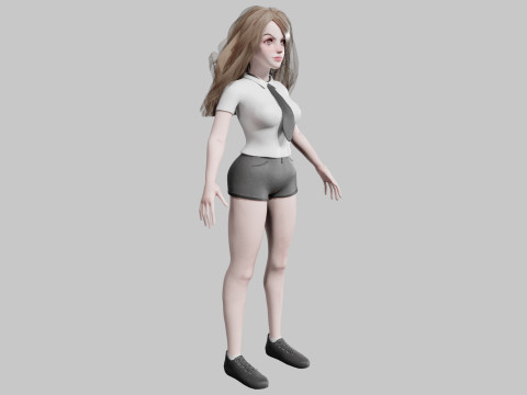 Pretty Standard Woman V34913 3D Model