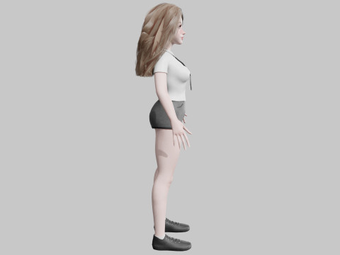 Pretty Standard Woman V34913 3D Model