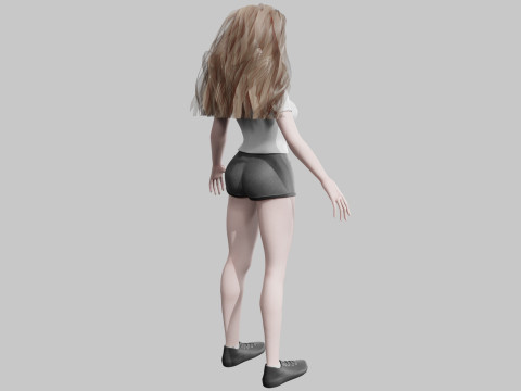 Pretty Standard Woman V34913 3D Model