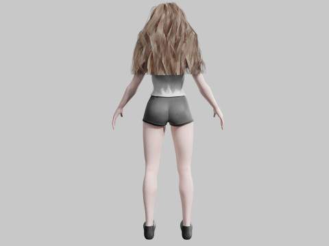 Pretty Standard Woman V34913 3D Model