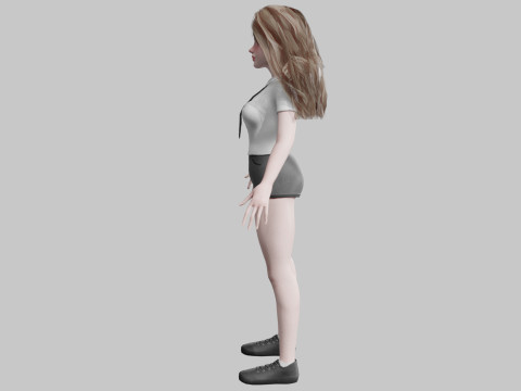 Pretty Standard Woman V34913 3D Model