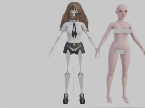 Pretty Standard Woman V34913 3D Model