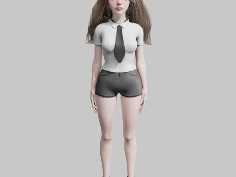 Pretty Standard Woman V34913 3D Model